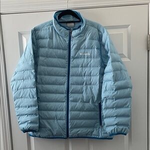 Columbia Sky Blue Quilted Jacket
